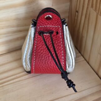 Bourse rouge et doré